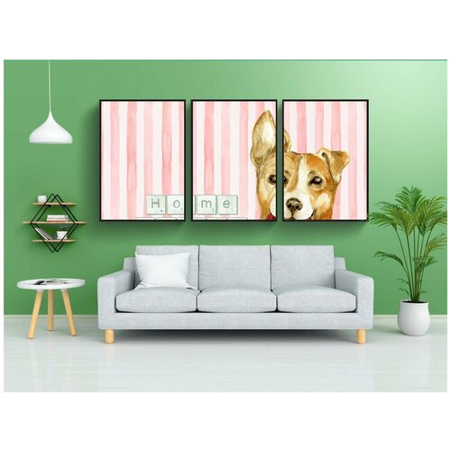 фото Набор модулных постеров для интерьера "дом, дом, милый дом" 60x90 см. в тубусе, без рамки lotsprints