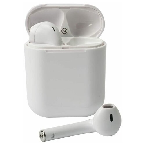 Беспроводные наушники TWS i15 c Bluetooth гарнитурой с микрофоном для смартфона / белые