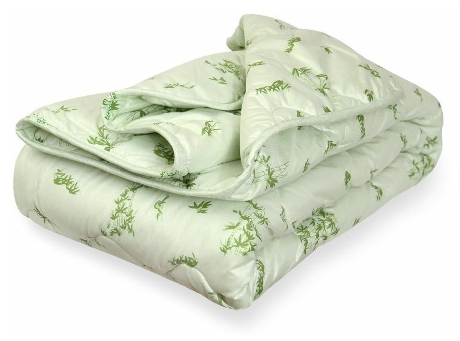 Одеяло Бамбук Всесезонное Евро 200х215, вес наполнителя 220 гр./кв.м. - фотография № 2