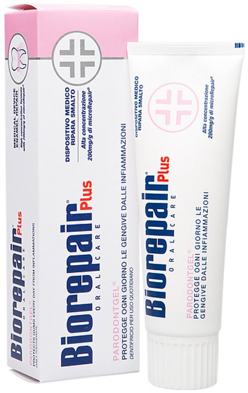 Зубная паста Biorepair Paradontgel Plus, 75 мл, 150 г