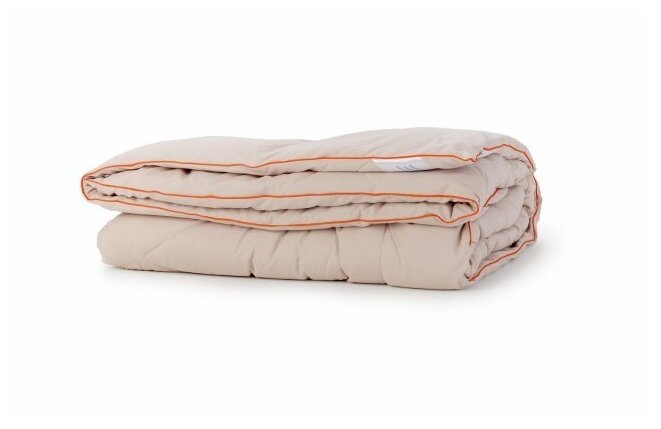 Одеяло Ярочка (овечья шерсть) в микрофибре, размер 172*205 см, облегченное 300 гр/кв.м.