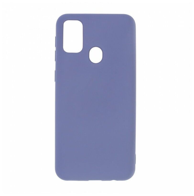 Силиконовый чехол Silicone Case для Samsung M215 Galaxy M21 / M307 Galaxy M30s, серый