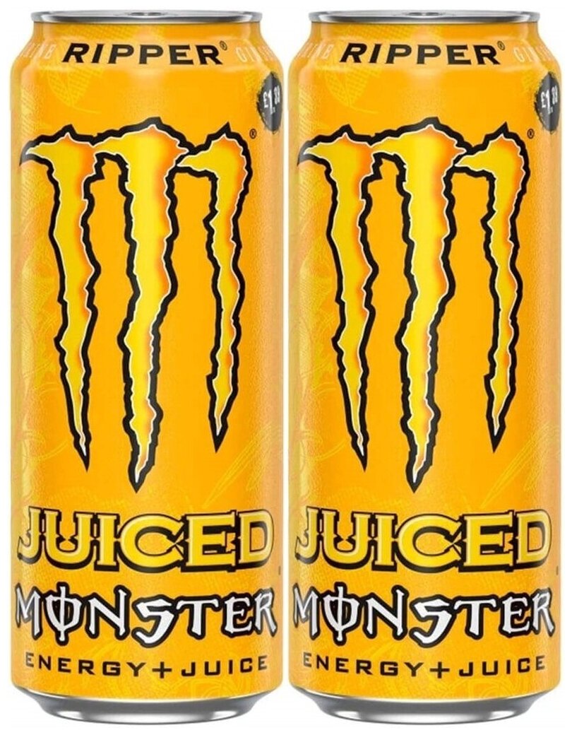 Энергетический напиток Монстер Риппер / Monster Energy Ripper 2 шт. 500мл (Ирландия) - фотография № 2