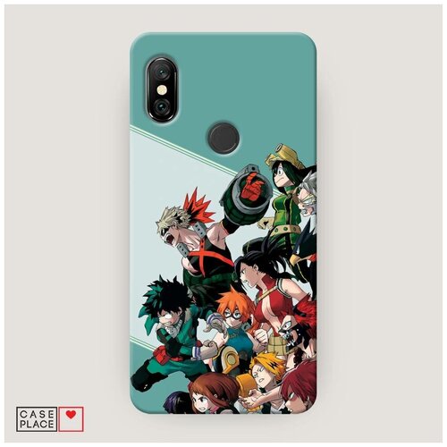 фото Чехол пластиковый xiaomi redmi note 6 pro boku no hero academia case place