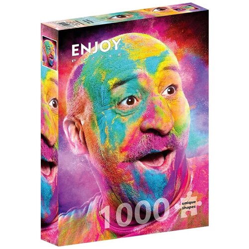 Пазл Enjoy 1000 деталей: Лысый мужчина смеется