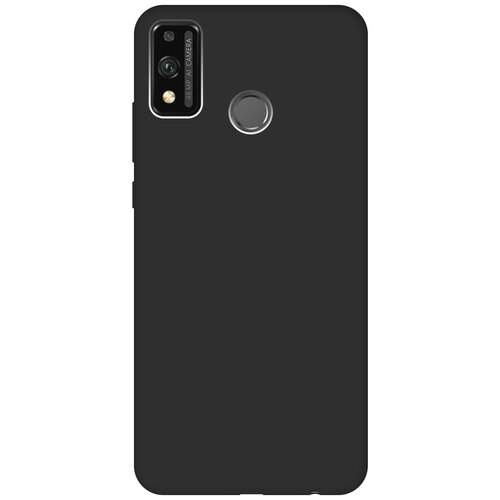 фото Чехол - накладка silky touch для honor 9x lite черный gosso