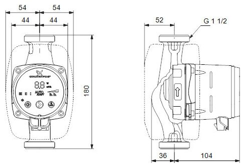 Циркуляционный насос Grundfos - фото №11