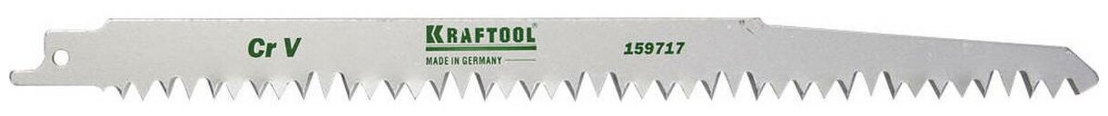 фото KRAFTOOL по дереву, шаг 5-6.5 мм, 280 мм, полотно для сабельной электроножовке 159717