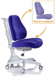 Детское кресло Mealux Match (Y-528) (Цвет обивки:Синий, Цвет каркаса:Серый)