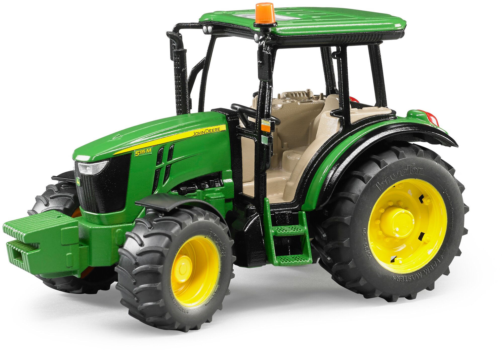 Трактор Bruder John Deere 5115M 02-106 1:16, 26 см, зеленый