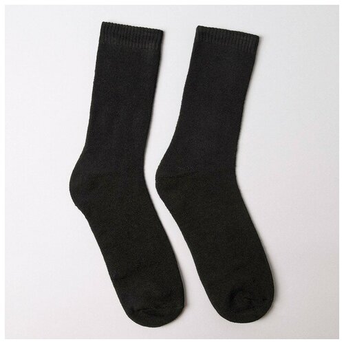 Носки Happy Frensis, размер 41/44, черный носки мужские гамма с845 тёплые плюшевые чёрный 25 27 размер обуви 39 43
