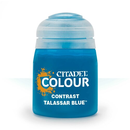 фото Краска акриловая citadel contrast: talassar blue (18ml) games workshop