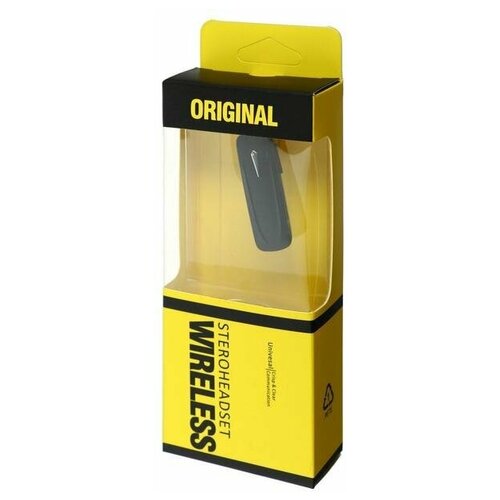 Моно-гарнитуры Без бренда Bluetooth-гарнитура для телефона W-49 беспроводная крепление за ухо черная 75000₽