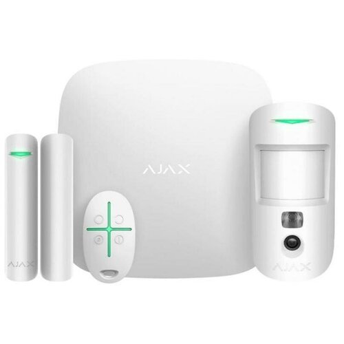 Комплект умного дома Ajax StarterKit Cam Plus white