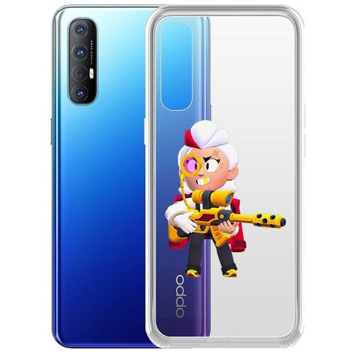 фото Чехол-накладка clear case brawl stars-белль голдхэнд для oppo reno3 pro krutoff group