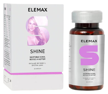 Elemax Shine капс., 145 г, 60 шт.