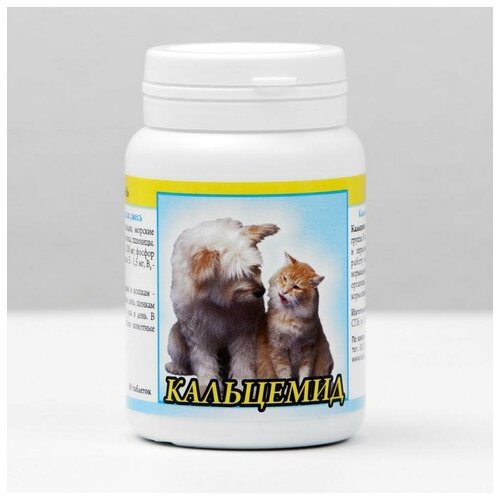 Витамины Кальцемид для кошек и собак, 80 таб (2 шт)