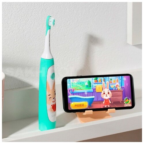 Soocas Электрическая зубная щетка Soocas Kids Sonic Electric Toothbrush С1 звуковая белаяголубая 332900₽