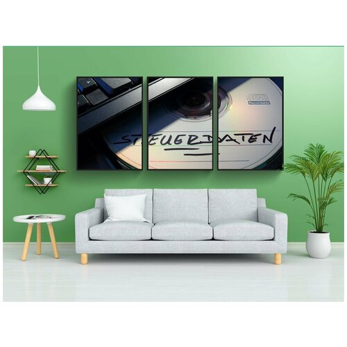 фото Набор модулных постеров для интерьера "налоги, резервное копирование, компакт диск" 60x90 см. в тубусе, без рамки lotsprints