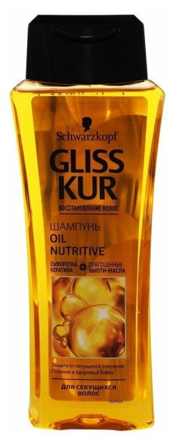 Шампунь для волос Gliss Kur Oil Nutritive 250мл Хенкель - фото №15