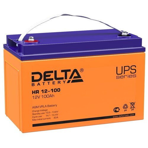 Аккумулятор для ИБП DELTA HR 12-100 батарея delta hr 12 80w 20ач 12b