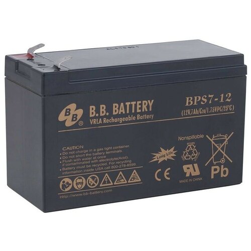 Батарея для ИБП BB BPS 7-12, 12В, 7Ач