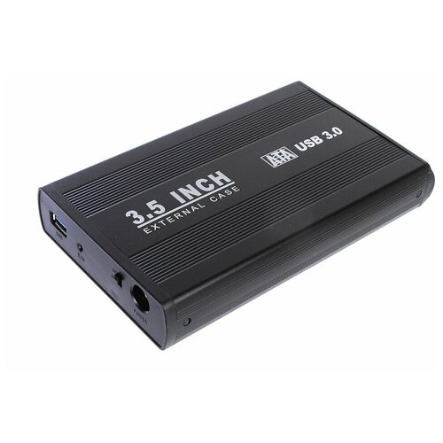 Корпус для HDD Palmexx 3.5 USB 3.0 Black PX/HDDB-3.5-black кабель переходник для подключения жесткого диска ssd через usb sata usb usb 3 0