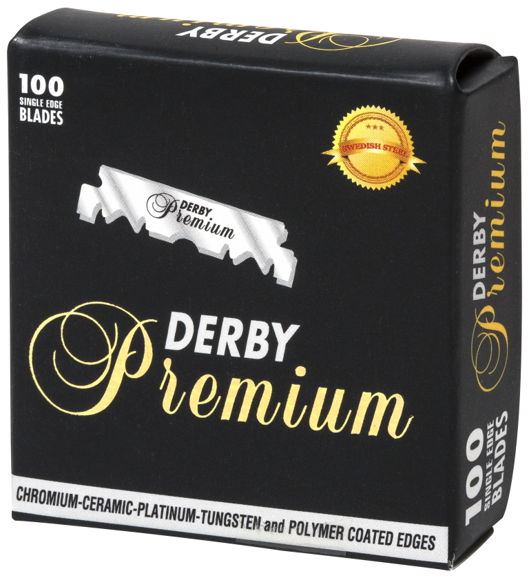 Derby Premium Лезвия односторон для шаветки (100 лезвий в коробке), шт