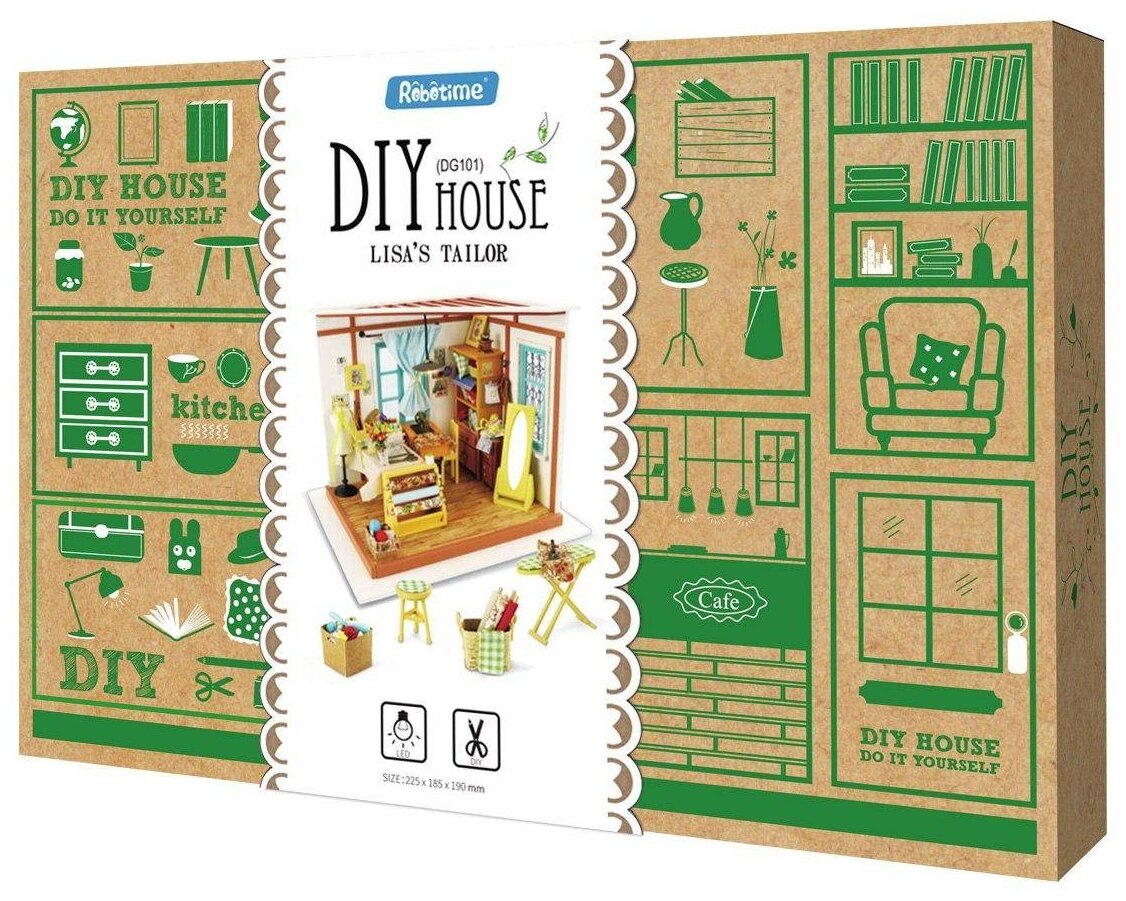 Интерьерный конструктор DIY HOUSE Ателье DG101