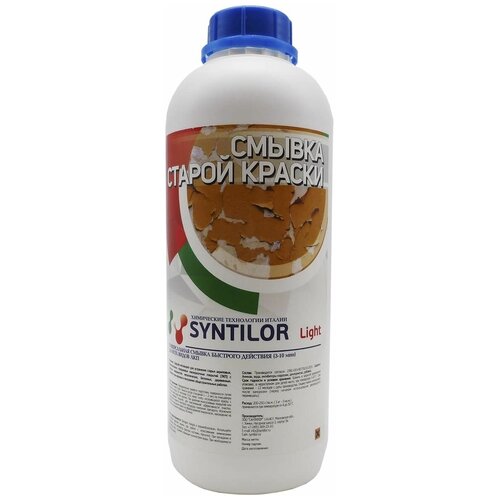 Syntilor Смывка старой краски Light 1 л 1 шт. смывка краски с дерева syntilor bosco 1 кг