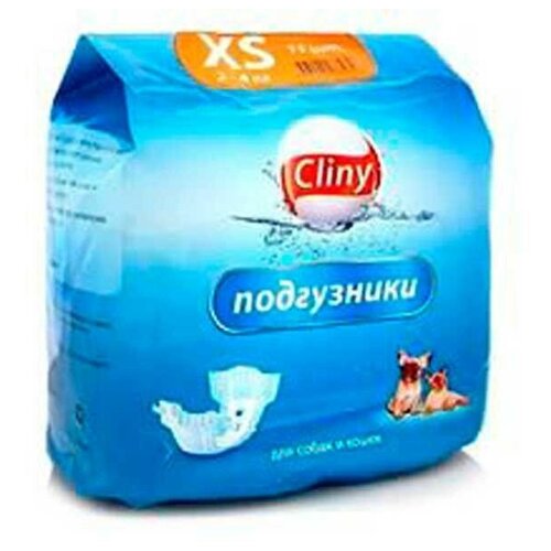 Cliny (Клини) - Подгузники для собак и кошек Cliny-XS (2-4 кг)