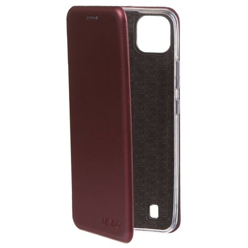 фото Чехол neypo для realme c11 2021 / c20 premium bordo nsb22639