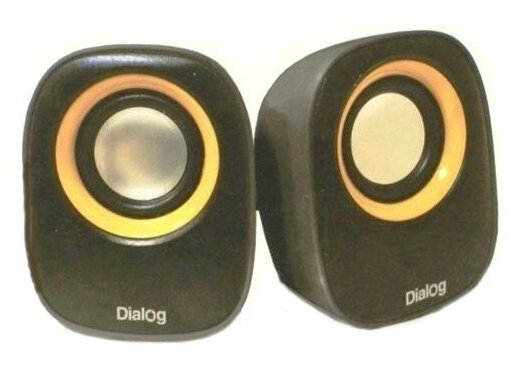 Колонки Dialog Colibri AC-06UP питание от usb, 6 Вт - чёрные