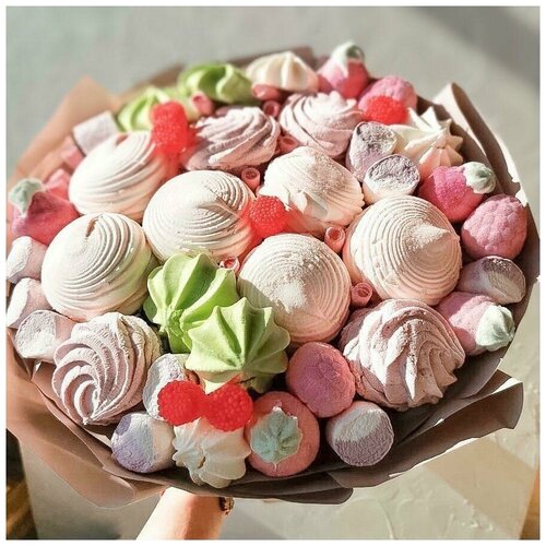 фото Букет из зефира "нежность"подарочный набор новогодний подарок детям взрослым ооо "былина"