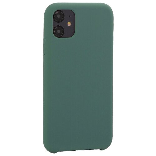 фото Чехол для iphone 11 (6.1") силиконовый mitrifon pine green бриллиантово- зеленый № 58
