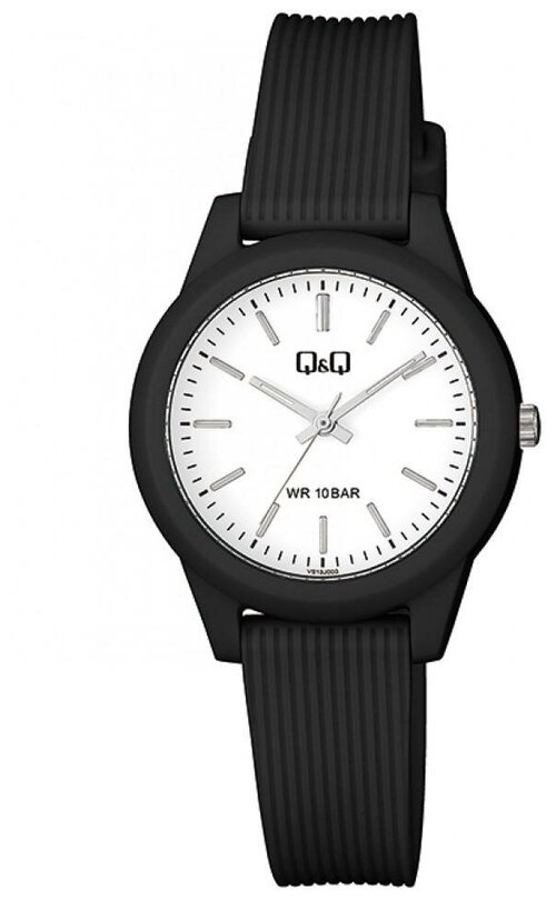Наручные часы Q&Q VS13-003, белый, черный