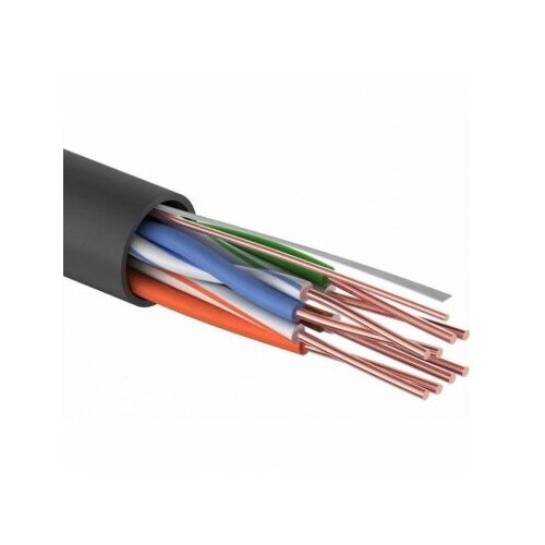 кабель utp proconnect 01 0043 3 100 4pr 24awg cca cat5e pvc серый бухта 100 м катушка PROCONNECT Кабель UTP 4PR 24AWG CAT5e Outdoor 305м (01-0045-3)