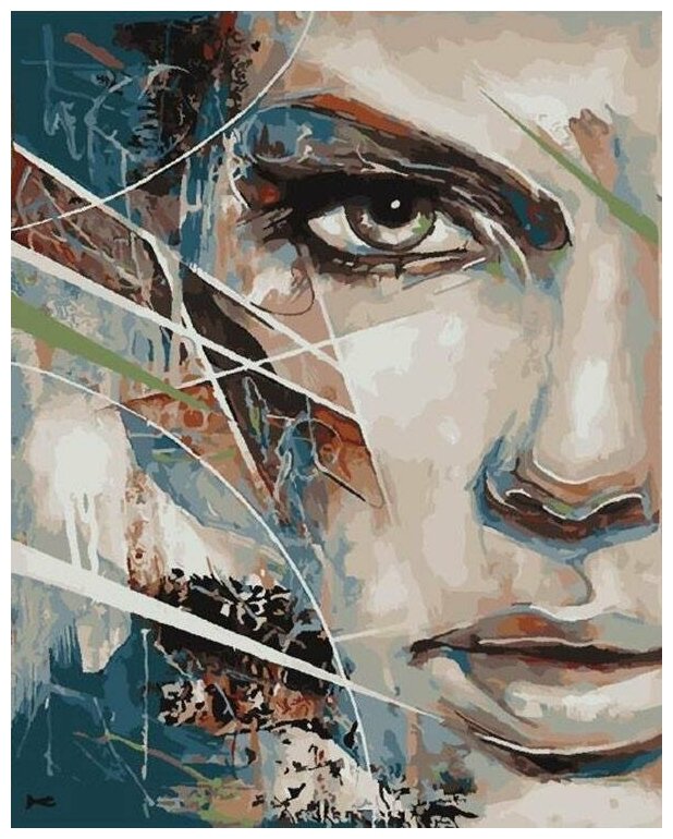 Картина по номерам абстракция