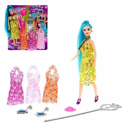 Кукла модель «Оля» с аксессуарами, микс кукла модель оля с малышкой с аксессуарами