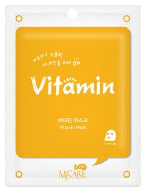Тканевая маска для лица с облепихой Mijin MJ Care On Vitamin Mask