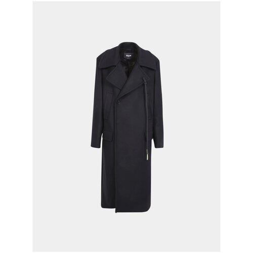 Пальто MSGM Wool Coat, черный, 50