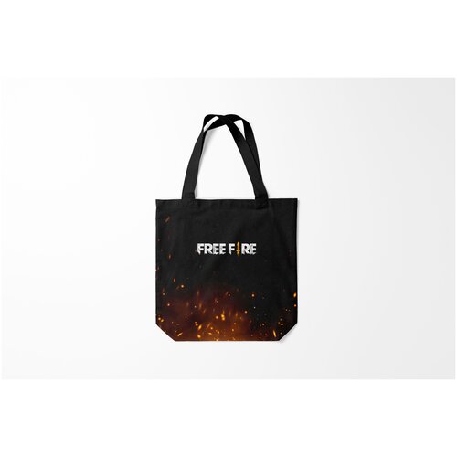 фото Сумка-шоппер / 40х40 см / геймерам / garena free fire burnettie