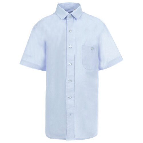 Школьная рубашка Imperator, размер 104-110, голубой