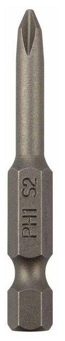 Бита KRANZ стальная PH2х50 мм для шуруповерта с шестигранным хвостовиком Е6,3, 10 штук в коробке - фотография № 16