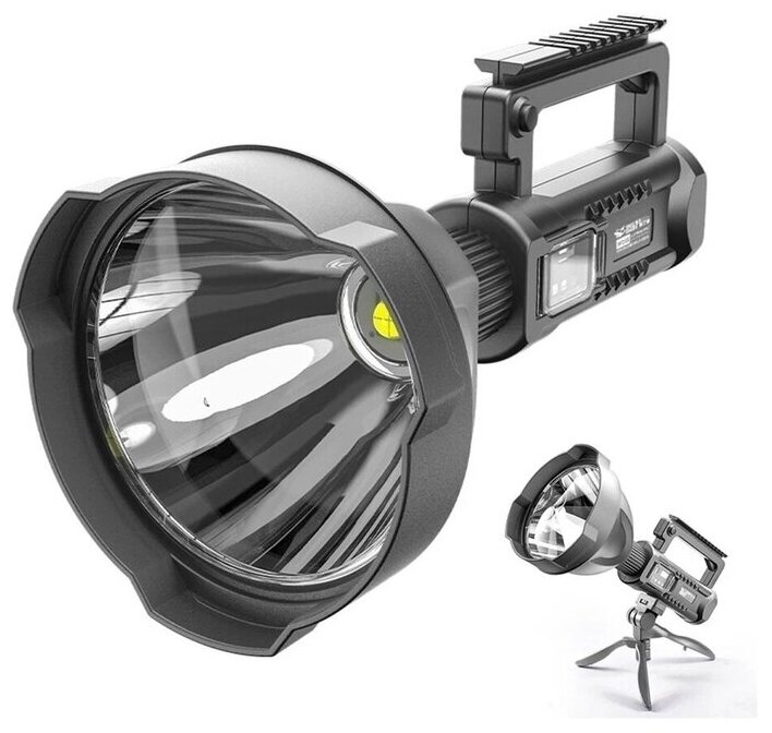Ультрамощный светодиодный фонарик со встроенной батареей и USB-зарядкой водонепроницаемый тактический фонарь