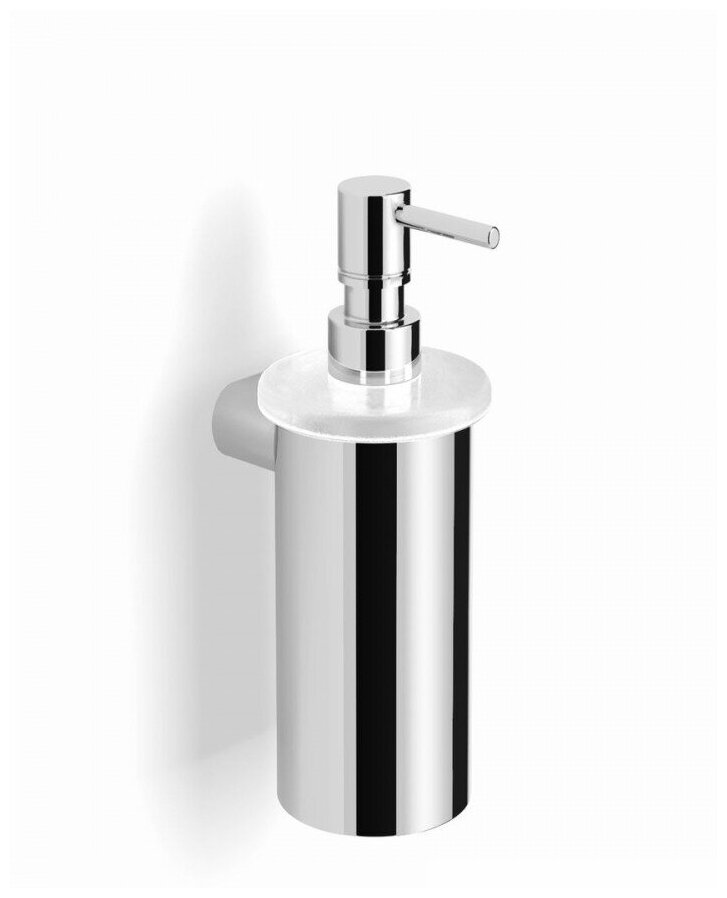 фото Диспенсер Langberger Дозатор для жидкого мыла хромированный к стене круглый 24021B