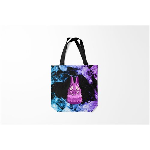 фото Сумка-шоппер / 40х40 см / геймерам / fortnite lama burnettie