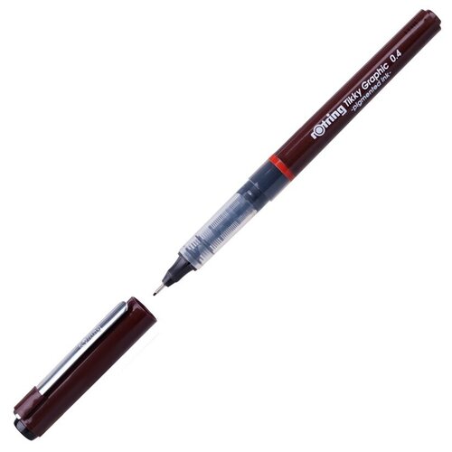 Rotring Ручка капиллярная Tikky Grafic чёрная 0.4мм