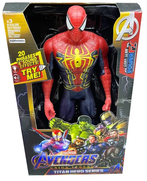 Робот Haowan Avengers Union Legend Человек Паук, синий/красный
