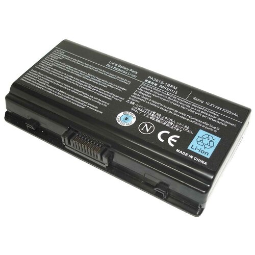 Аккумуляторная батарея для ноутбука Toshiba L40 (PA3615-1BRM) 10.8V 5200mAh OEM черная
